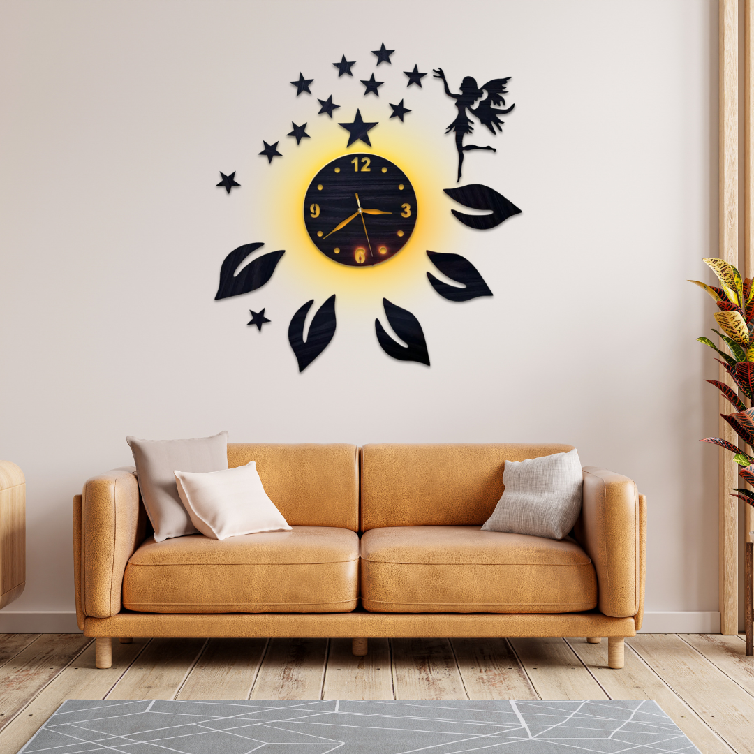 Fairy Star Wall Clock